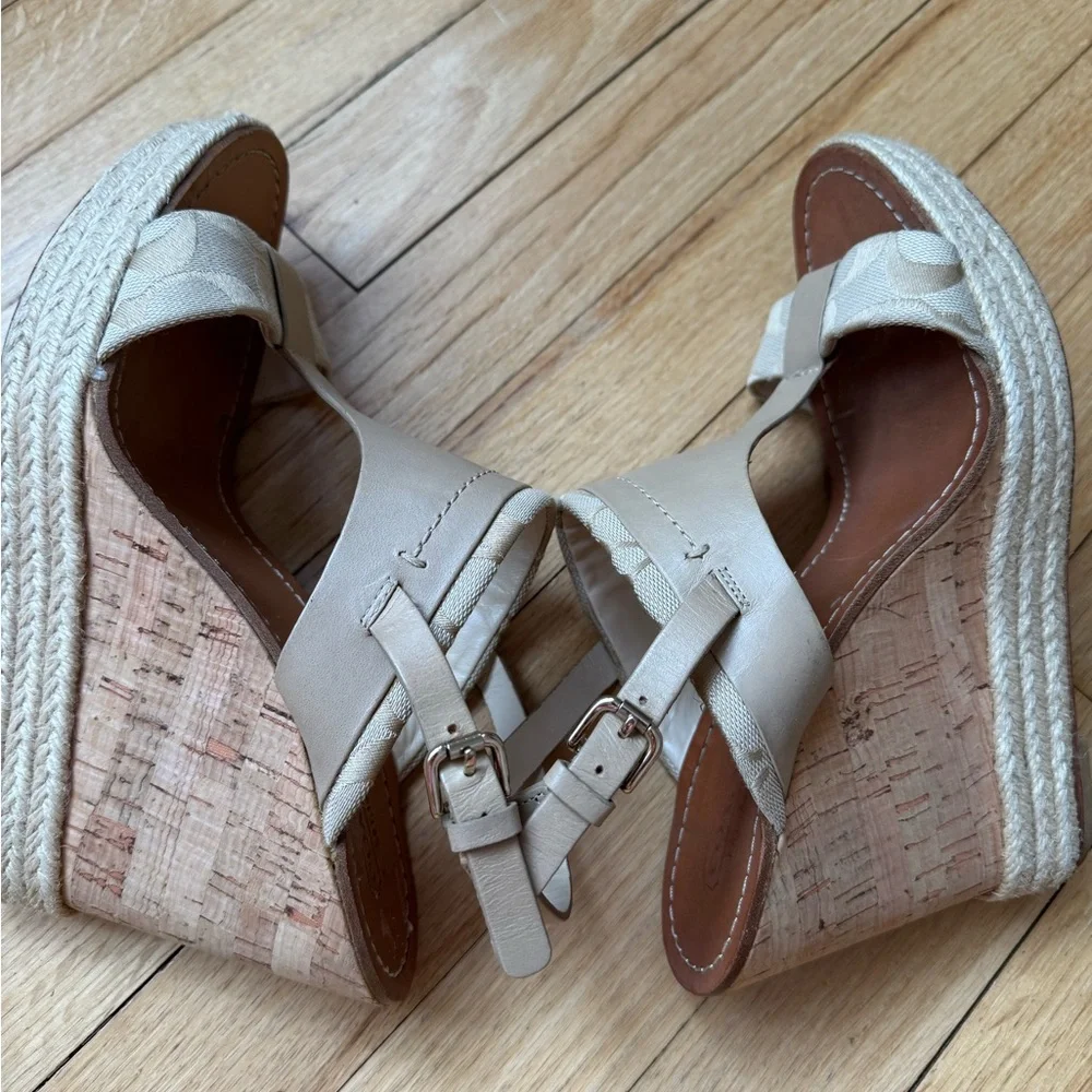 Coach espadrille wedge